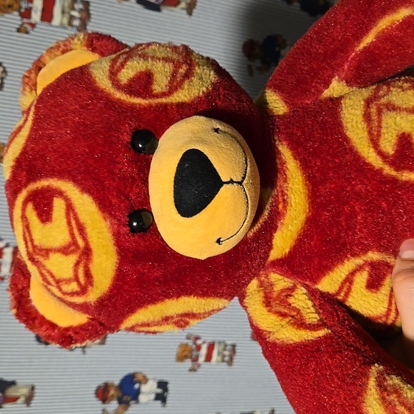 Build A Bear 16" Marvel Avengers Plush Stuffed Bear Iron Man No Sound 2014 - Picture 2 of 16